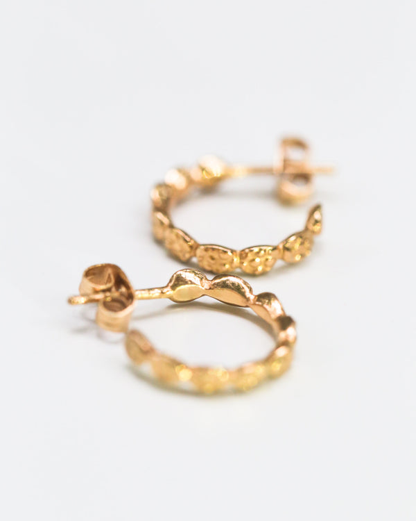 Pebble Hoops Gold (Ohrringe)