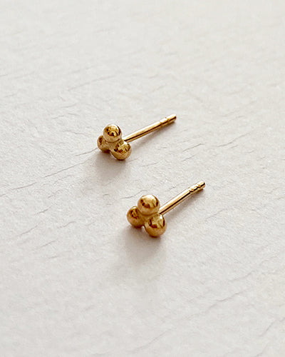 Dot Stud Earrings Gold (Ohrringe)